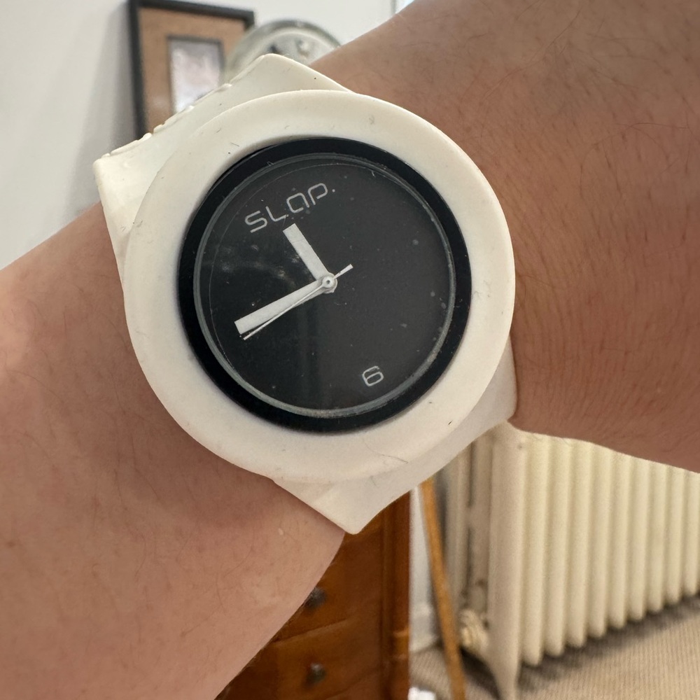 White Wearable SlapWatch